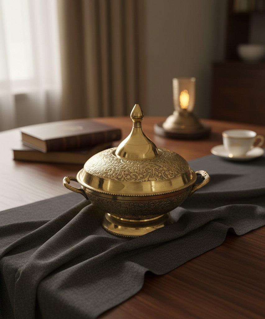 Premium Brass Handi Bowl