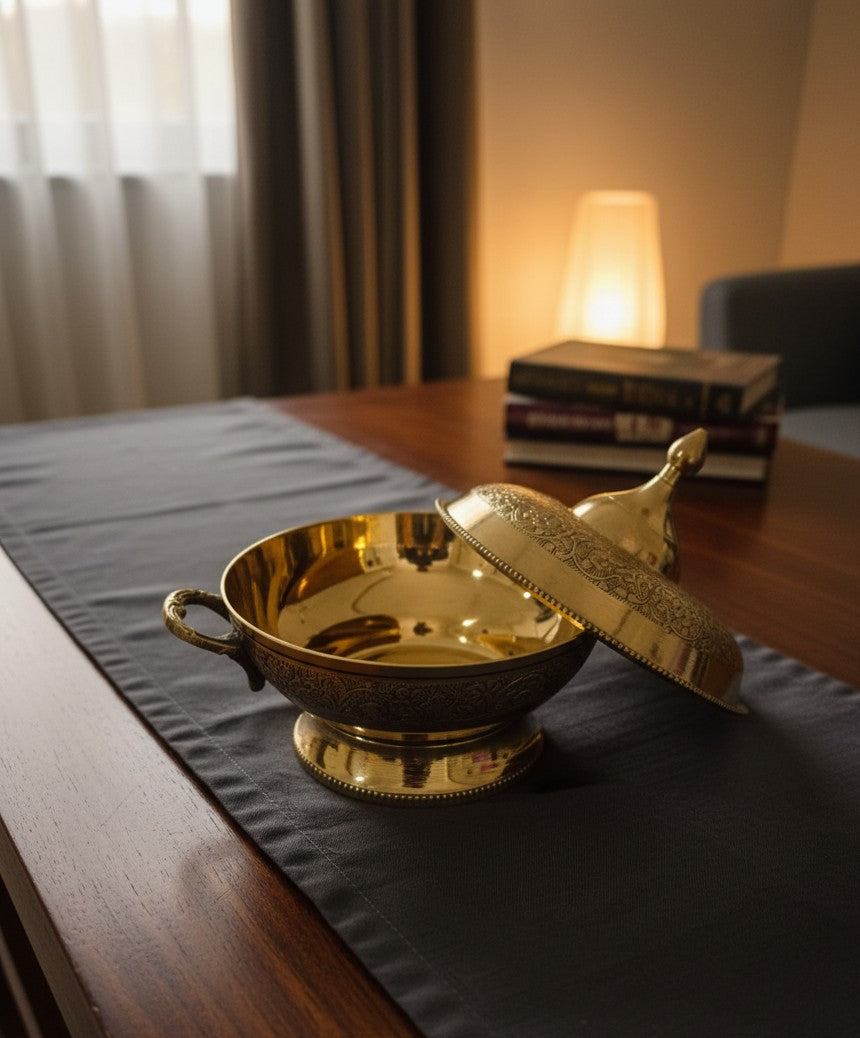 Premium Brass Handi Bowl